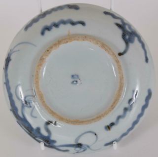 Antique Chinese Blue and White Glaze Dragon Plate Two Character Mark 3