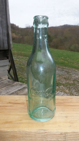Straight Side Mid Script Coca Cola Bottle Clarksburg Wv Rare Collectible A.  B.  Co.