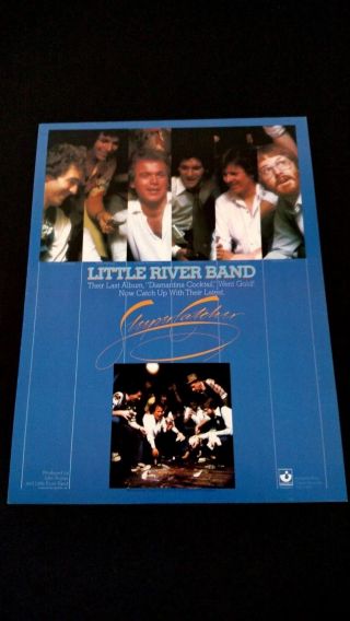 Little River Band " Sleeper Catcher " (1978) Rare Print Promo Poster Ad