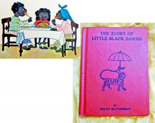 Rare Vintage 1923 Book - The Story Of Little Black Sambo - 1st American Edition