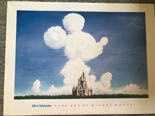 Disney The Art Of Mickey Mouse Akira Yokoyama Vintage Rare 1985 Print