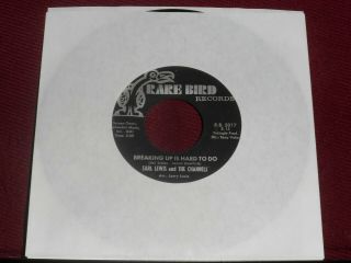 Earl Lewis & The Channels " Breaking Up Is Hard To Do " Rare Bird R.  B.  5017