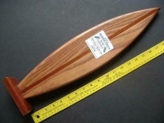 Rare Surf Contest 20 " Wood Trophy,  Smyrna,  Fl,  Seaside Fiesta Surfing