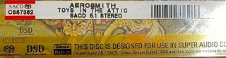 Aerosmith Toys In The Attic Audio SACD Multichannel and Stereo DSD RARE 2