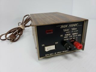 Vintage Rare Bon Sonic Ps - 313cbt Solid State Dc Power Supply W/ Circuit Breaker