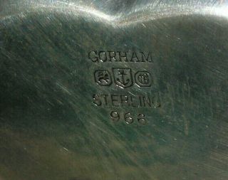 Vintage Gorham Sterling Silver Heart Shaped Pierced Bon Bon Nut Bowl Dish 966 2