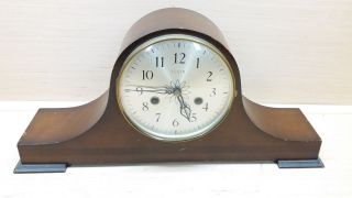 Rare Vintage Elgin Mantle Chime Clock With Key