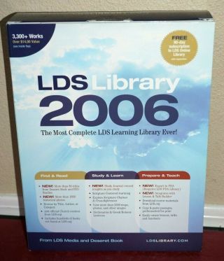 Lds Collectors Library 2006 (on Cd) Latter - Day Saints Mormon Religious Rare