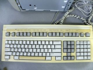 RARE Vintage WANG 724 Keyboard PINK SKCM Alps 725 - 4500 - US / CHEAT SHEET 2