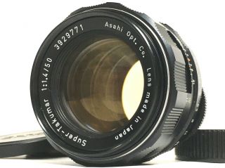 Rare[almost 6blade] Pentax Takumar 50mm F1.  4 M42 Mf Lens From Japan