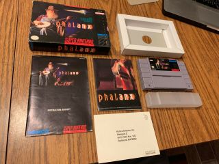 Phalanx (nes Nintendo Snes) Rare 100 Cib Complete Video Game