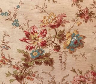Late 19th Century French Rococo Linen Cotton V 483