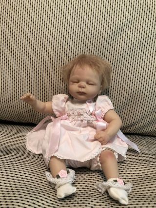 Danbury Tiny Miracles Miniature Emma Doll.  10 ".  Rare Find 15 Years Old.