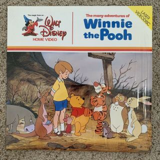 Disney’s The Many Adventures Of Winnie The Pooh Laserdisc - Very Rare