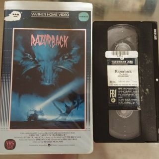 Razorback (1984) Rare Oop Htf Australian Horror Vhs Warner Home Video Clamshell
