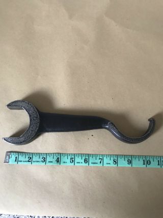 Rare Antique Vintage Hydrant Spanner Wrench Unusual Old Tool