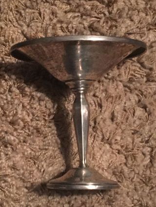 Vintage Silver Long Stem Candy Dish Compote Sterling 501 6x6” Marshall Fields