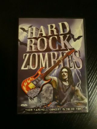 Vg Hard Rock Zombies (2004) Dvd Authentic Us Blue Laser Films Release Rare
