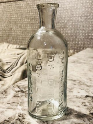 Ca.  1860 Antique Smith & Davis Druggists Portland Oregon Oldest Or Bottle