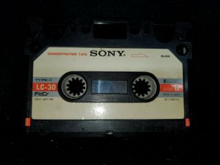 RARE Vintage Sony Elcaset Demonstration Tape LC - 30 TYPE II 2