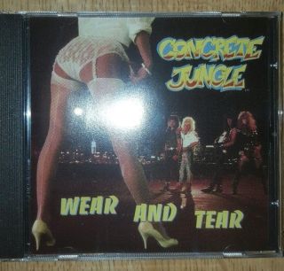 Cd Concrete Jungle - Wear And Tear Aor Glam 80s Rare Indie Hair Metal Sleaze