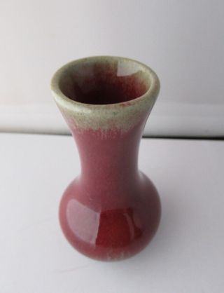Qing Ox Blood sang de boeuf and Tea Dust Garlic PAIR Monochrome Porcelain Vases 3