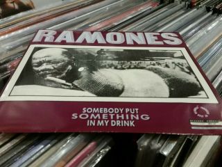 Ramones Something To Believe In / Somebody Put Something 7 " Vinyl Rare Punk 1980