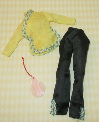 Barbie Clone Doll Vintage Outfit Hong Kong Era Maddie Mod Doll Pants And Top