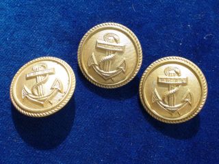 Rare Germany 1939 - 1940 Years Ww2 Officer Butons 3 Pc