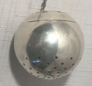 Louis XV Antique Whiting Manufacturing Sterling Silver Tea Ball Infuser 4369 2