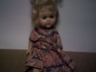 Vintage 1950s Vogue Ginny Doll With Dress Clothes