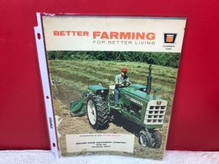 Rare 1966 Oliver Better Farming Tractor Dealer Sales Brochure