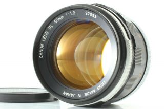 【rare Exc,  4】 Canon Fl 55mm F/1.  2 Mf Fast Prime Lens For Fl Mount From Japan 162