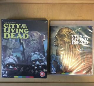 City Of The Living Dead Limited Edition Blu - Ray Arrow Video Region B - Rare