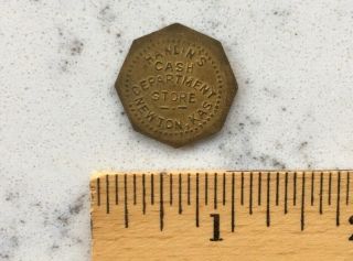 Antique Brass Trade Token Coin Hanlin 