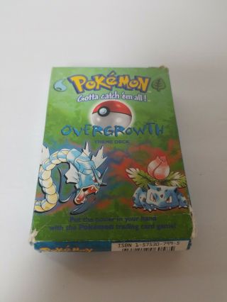 Pokemon Overgrowth Base Set Theme Deck 1999 Gyarados Rare Complete