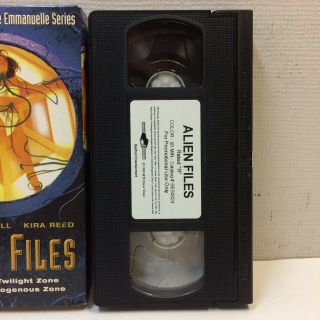 RARE‼ Alien Files aka Sex Files VHS Alien Sci - Fi Horror Erotica Gabriella Hall 2