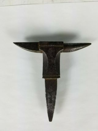 Antique Blacksmith Jewelers Silversmith Double Horn Stake Anvil