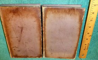 Rare 1827 Set Leather Books - Royal Houses Of Lancaster & York - War Of The Roses