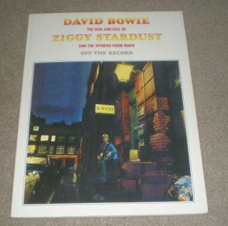 David Bowie Ziggy Stardust Off The Record Guitar Bass Tab Complete Songbook Rare