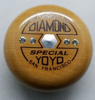 Rare Euc Tom Kuhn Tk Imperial 1987 Maple Diamond Special Yo Yo Yo - Yo Yoyo