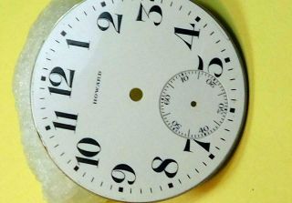 GREAT 16s,  21j E Howard,  Rail Road Chronometer Pocket Watch Dial 2