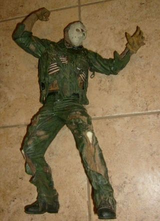 Neca Jason Voorhees 18 " Friday The 13th Blood Figure Rare Loose 1/4