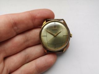 Early Rare Collectible Ussr Watch Raketa Line Dial 2209 23jewels Serviced