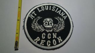 Extremely Rare Vietnam Era Rt Louisiana Special Forces Ccn Recon Patch.  Rare