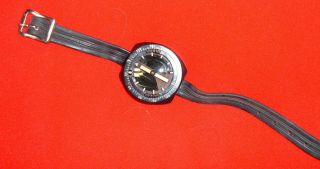 Vintage Ikelite Capsule Glow Dive Snorkel Scuba Underwater Wrist Compass Finland