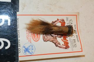 Old Early Wooden South Bend Fly Rod Lure On The Card Indiana 1