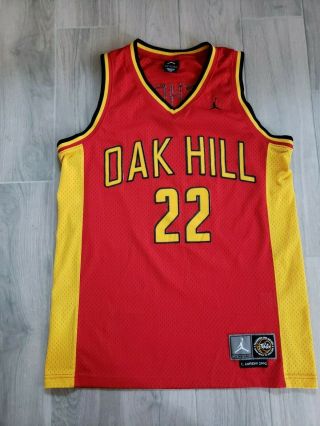 Rare Vtg Nike Jordan Oak Hill High School Carmelo Anthony Throwback Jersey Men M