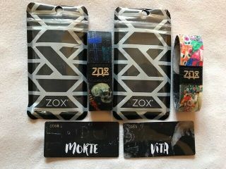 Zox Strap Bracelets Morte And Vita (death And Life) Rare,  Gold Stitch
