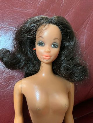 Vintage Walk Lively Steffie Barbie Doll Head On Malibu Body